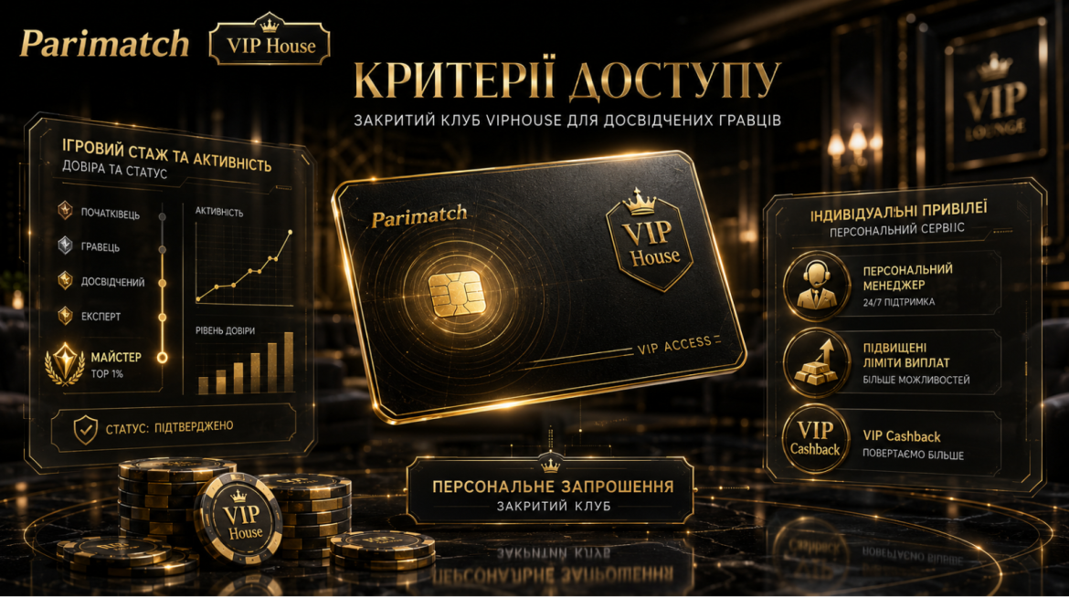 Критерії доступу до клубу Випхаус для досвідчених гравців Пари матч