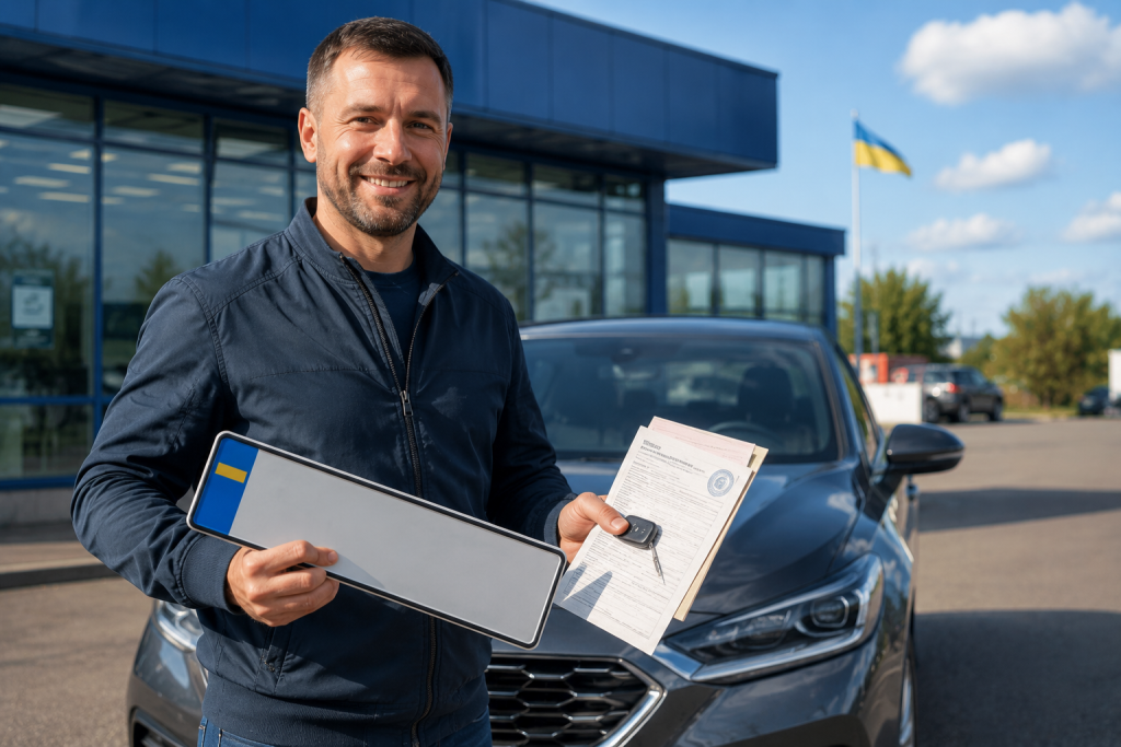 Отримання номерних знаків для нового авто