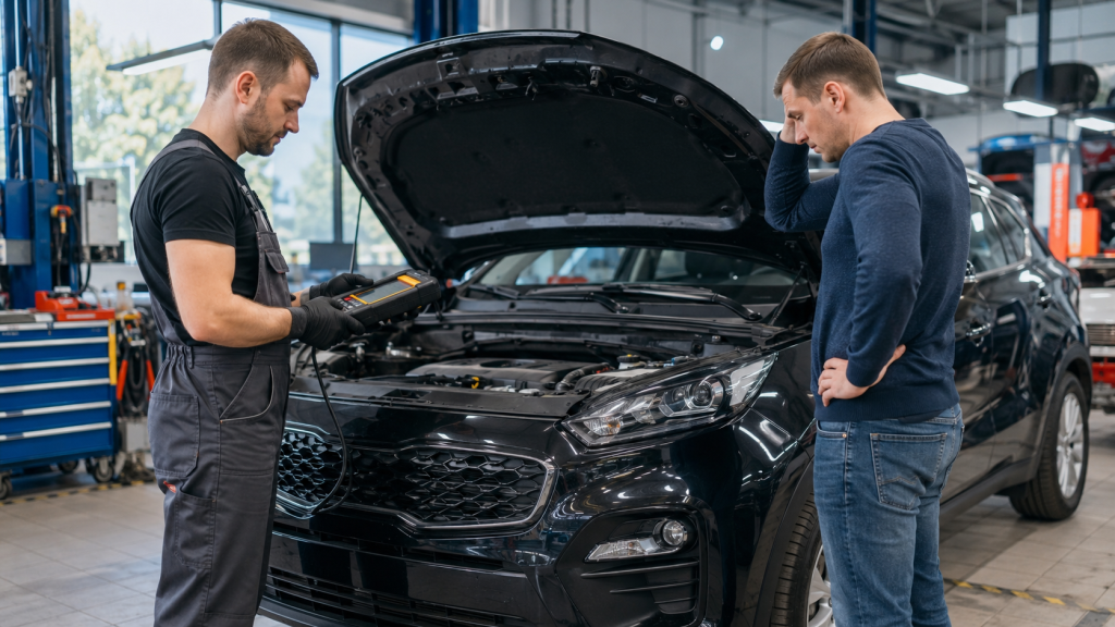 Kia Sportage крутить але не заводиться — перевірка паливної системи