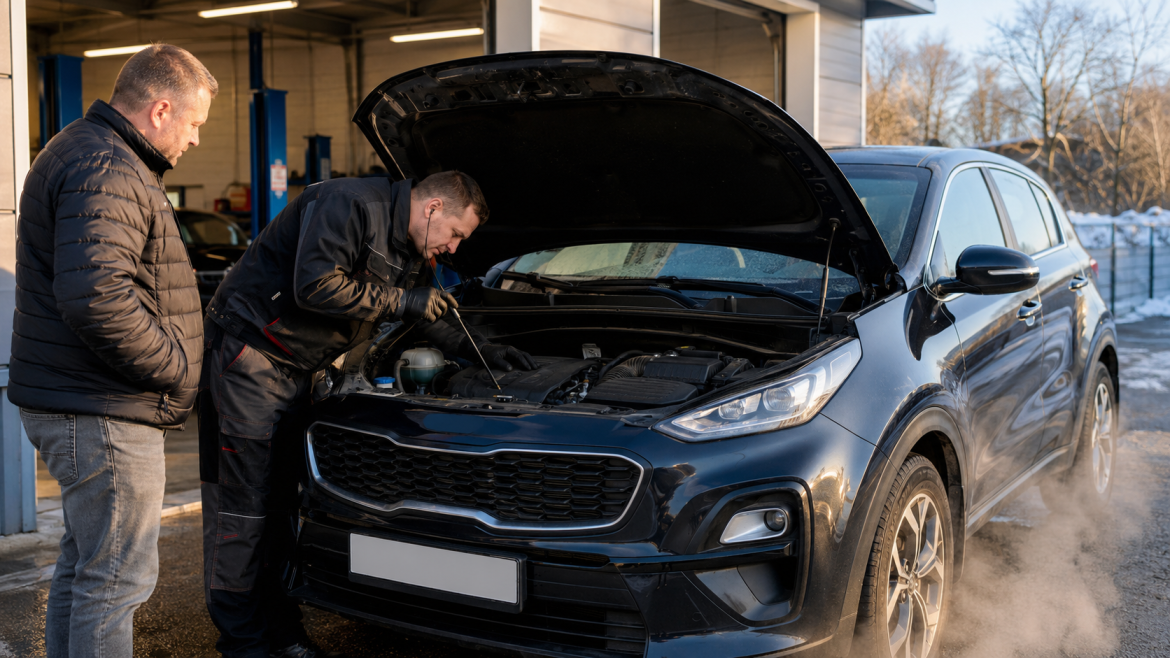 Kia Sportage 2.0 дизель — стукіт двигуна при холодному запуску
