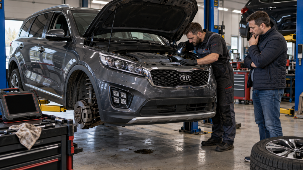 Перевірка ресурсу та стану Kia Sorento 2.0 diesel перед купівлею